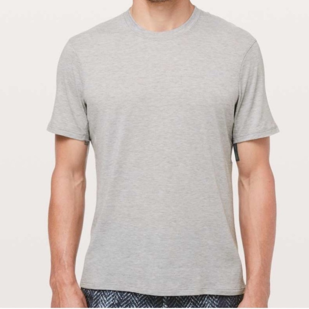 Lululemon Metal Vent Tech Short Sleeve Shirt Slate/White size M